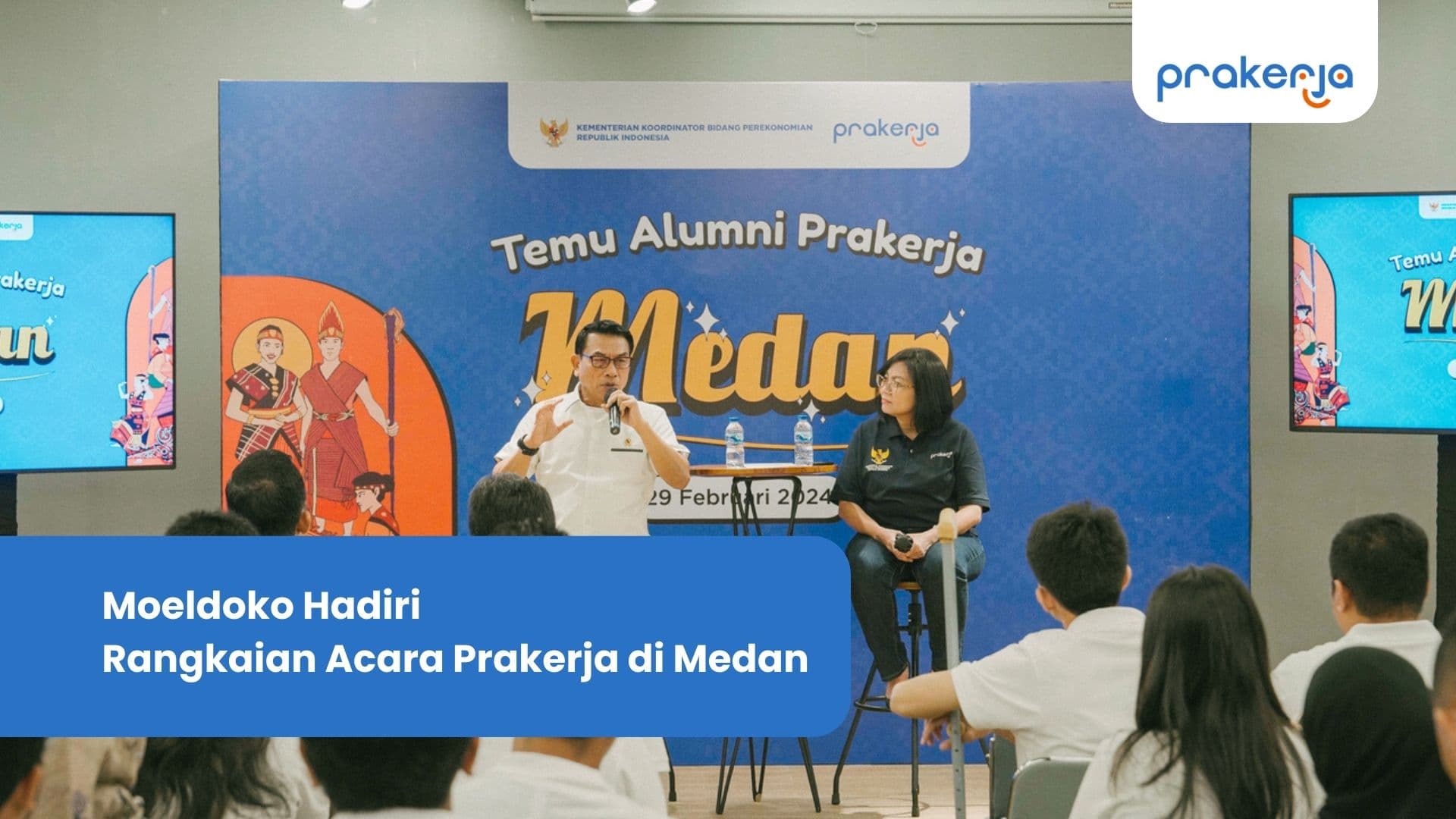 Hadiri Rangkaian Acara Prakerja di Medan, Moeldoko: Program Kartu Prakerja Responsif Hadapi Tren Permintaan Pasar Kerja   